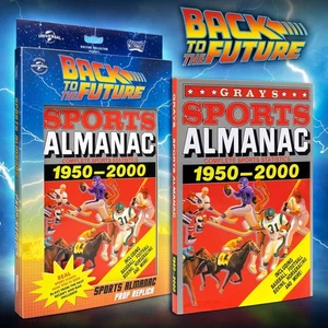Back To The Future Prop Replica 1/1 Sports Almanac ritorno al futuro - Foto 1 di 7