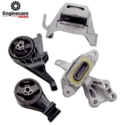 Engine & Automatic Transmission Mounts Set 4PCs for 2011-16 Chevrolet Cruze 1.4L — 第 1/4 张图片