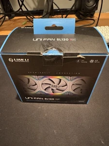 Lian Li UNI FAN SL V2 120mm wentylator obudowy - biały (3-pak) - Zdjęcie 1 z 2