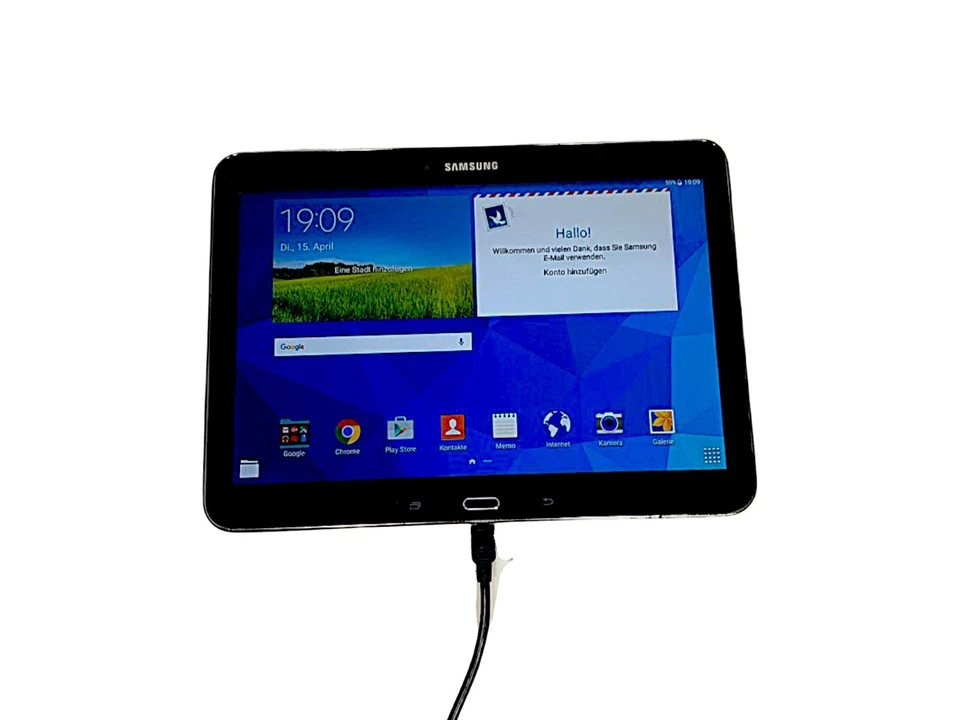 Samsung Galaxy Tab 4 SM-T530 16GB, WLAN, 10,1 Zoll Tablet - schwarz - Bild 1 von 4