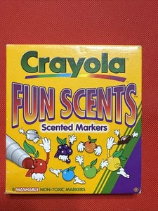 Vintage 1997 Crayola 'Fun Scents' Duftmarker (8 Marker) [GEBRAUCHT] - Bild 1 von 2