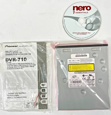 Pioneer Dvr-111DBK/ 111DSV/111D Black/ Dvd/Cd Writer. Brand New. - Image 1 of 4