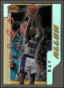 1996-97 Bowman's Best Picks Refractors #BP5 Ray Allen BUCKS Rookie - NM-MT - Picture 1 of 2