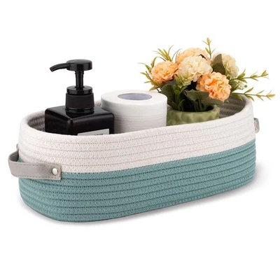 Best Cotton Rope Woven Toilet Paper Baskets for Organizing Decorative Boho Decor - Image 1 of 4