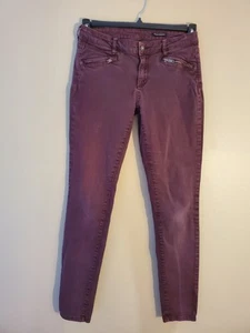 Club Monaco Purple Skinny Jeans Women's Size 6 - Picture 1 of 3