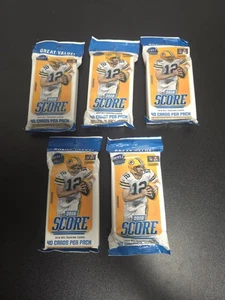 2018 Score Football JUMBO 5-FAT Pack SEALED LOT 🏈Josh Allen 🏈Lamar Jackson - Picture 1 of 3