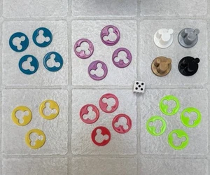 The Wonderful World Of Disney Trivia Game Replacement Pieces Movers Tokens 1 Die - Picture 1 of 1