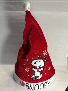 Dan Dee musikalische Weihnachtsmannmütze ~ Snoopy ~ spielt das Peanuts-Thema getestet/funktioniert - Bild 1 von 6