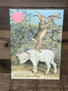 ⚡️John Derian Paper Goods Easter Greeting 1000 Piece Puzzle Bunny Lamb NEW⚡️ - Picture 1 of 2