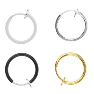 4pcs Clip Multicolore Sul Naso Auricolare Del Setto Del Setto Del Sopracciglio - Foto 1 di 3