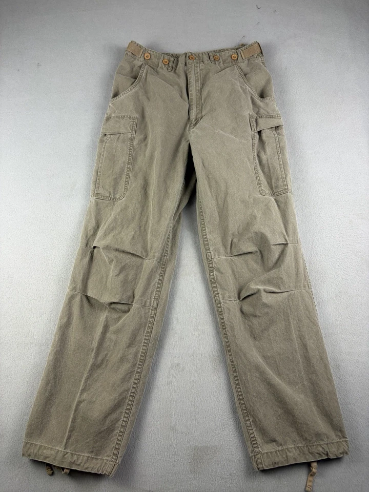 Vintage EMS Eastern Mountain Sports Pants Men’s Size 32x30 Green Cotton Hiking - Image 1 of 4