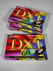 3 X Denon Dx1-Wed 1995 60 Blank Audio Cassette Tape New Sealed Items