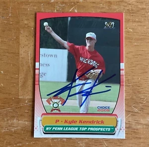 Kyle Kendrick Signed Autograph 2005 NYPL Top Prospects MiLB Baseball Card - Picture 1 of 2