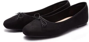 Women's Round Toe Ballet Flats Comfortable Bow Dressy Flats Shoes for Women - Picture 1 of 23