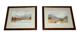 MARK GIBBONS Framed Limited Edition Prints X 2 - Wales/Tryfan/Snowdon 16" x 18" - Picture 1 of 13