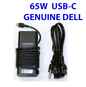 Genuine Dell 65W USB-C Charger OEM MVPDV 0MVPDV HA65NM190 Original Power Adapter - Picture 1 of 1