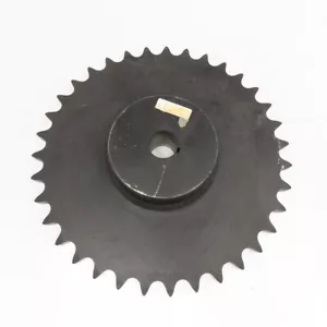 Tsubaki 80B35 F 1 3/16 #80 Roller Chain Drive Sprocket 1-3/16" Bore 35T - Picture 1 of 5