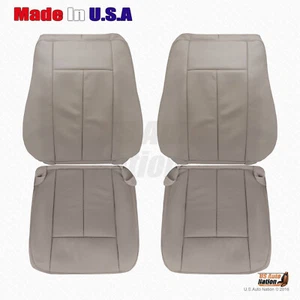 2007 - 2014 Ford Expedition Driver Passenger Vinyl Perforated Seat Cover In Gray - Picture 1 of 20