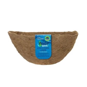 Cesta de coco forro heno colgante maceta con forma de coco natural 40 cm - Imagen 1 de 1