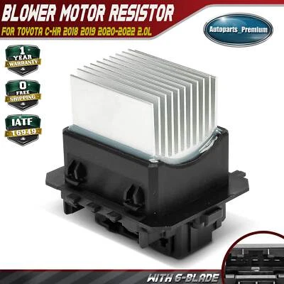 Heater Blower Resistor with 6-Blade for Toyota C-HR 2018 2019 2020-2022 L4 2.0L - Image 1 of 4