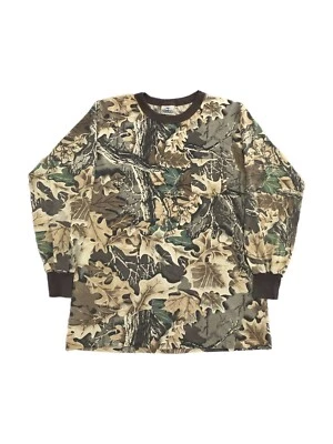 Vtg 90s RedHead Camo Long Sleeve Shirt Mens L Single Stitch Outdoor USA Hunting - Image 1 of 4