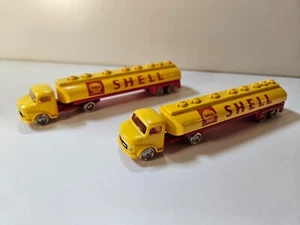 Lot of 2 Rare, Vintage 1960s Lego Mercedes Shell Tankers - Picture 1 of 4