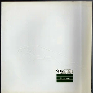 Daimler DS420 Limousine 1986-87 UK Market Sales Brochure - Picture 1 of 2