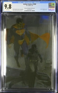 Action Comics #1050 CGC 9,8 BTC Foil Edition B Dell'Otto Virgin Megacon certificado de autenticidad 1000 - Imagen 1 de 2