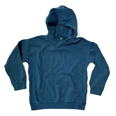 Sudadera con Capucha GAP Niños/Adolescentes Logo Atlético, Talla: 14/16 (XXL), Azul - USADA Foto 1 de 4