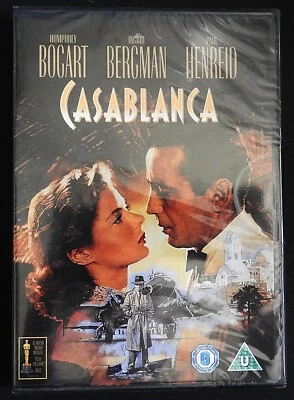 CASABLANCA HUMPHREY BOGART 1999 REGION 2 RATED U NEW SEALED - Image 1 of 2