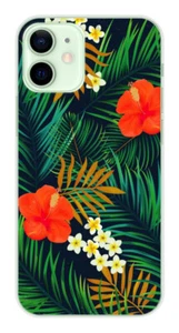 Coque en silicone imprimée compatible Apple iPhone 12 Mini Tropical - Bild 1 von 3