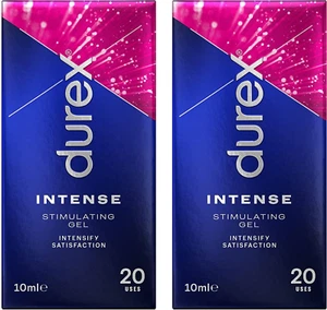 Durex Intense Orgasmic Play Gel, Lubricant Intensify Her Satisfaction Pack of 2 - Picture 1 of 5