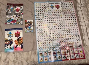Pokémon Spada - Nintendo Switch + Pokedex (RARISSIMO + Poster) & Guida PERFETTI - Foto 1 di 7