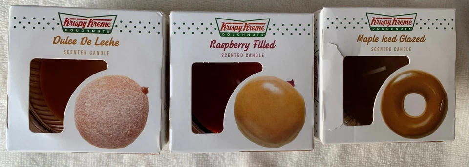 KRISPY KREME Scented Candle GLASS JAR U chOOsE scEnt(s) 3 oz/85 g~NEW~SEALED - Image 1 of 1