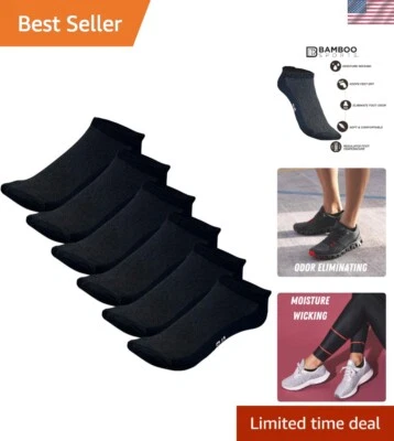 Calcetines de entrenamiento súper suaves de bambú rayón no show: comodidad que absorbe la humedad Foto 1 de 4