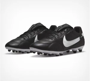 NEW The Nike Premier III 3 FG Men's Size 9.5 Black/White AT5889 Fast Ship - Picture 1 of 6