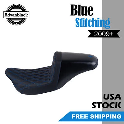 Синее штурмовое сиденье подходит для Harley Electra Road Street Glide King 2009+ - Изображение 1 из 4