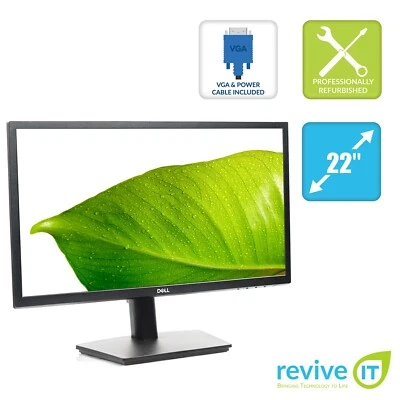 Dell E2222HS 22" Widescreen 1920x1080 16:9 VA Full HD LCD Monitor HDMI - Grade B - Image 1 of 4
