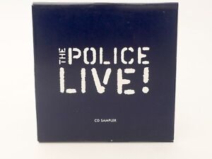 CD PROMO SAMPLER - THE POLICE - LIVE !