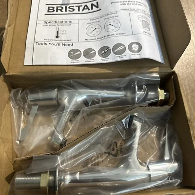 Bristan Lever Chrome Plated High Neck Pillar Taps - VAL2 HNK C CD - Image 1 of 2