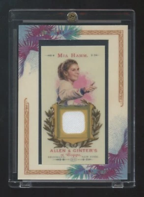 2007 TOPPS ALLEN & GINTERS Mia Hamm GAME WORN JERSEY RELIC SP   MINT  TEAM USA - Image 1 of 2