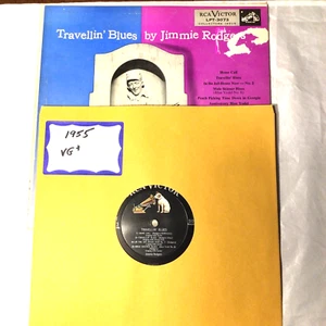 10" 33 1/3 RPM LP "TRAVELLIN' BLUES"- JIMMY RODGERS - 1955 - Picture 1 of 7