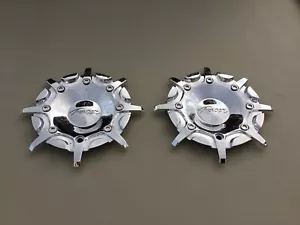 Pacer Custom Chrome Wheel Center Caps (2) CAP305L176 - Picture 1 of 6