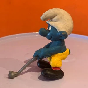 Puffo Giocatore Golf SMURF SMURFS SCHTROUMPF Peyo 1979 - Imagen 1 de 2