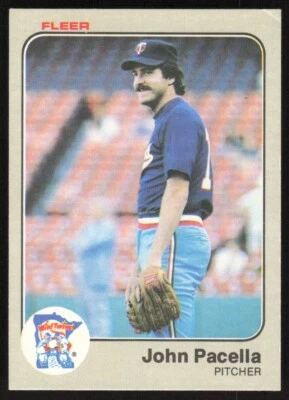 1983 Fleer Baseball John Pacella #622 Minnesota Twins - Image 1 of 2