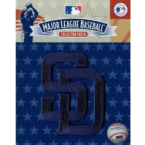 San Diego Padres Team Sleeve 'SD' Solid Blue Letter Logo Jersey Sleeve MLB Patch - Picture 1 of 1