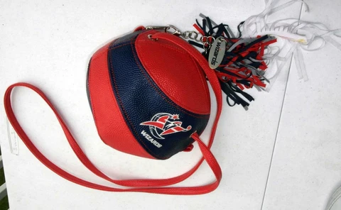 WASHINGTON WIZARDS MINI BASKETBALL CROSS BODY PURSE BAG NEW Cover