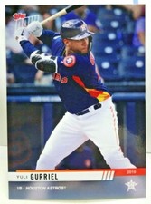 Yuli Gurriel 2019 Topps Now HOUSTON ASTROS Road To Opening Day #OD-152 - SP /309