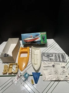 MITSUWA Motor boat Mercury Custom 17.RO Model kit w/ Motor Rare New Open Box - Picture 1 of 18