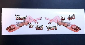 "Hard to Get" Nose Art Vintage Replica Graphics Decals - Digitally Remastered! - Picture 1 of 2